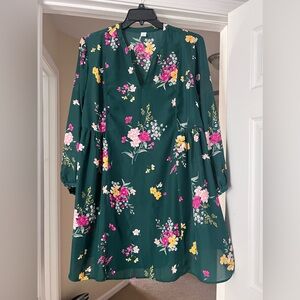 Floral printed dress